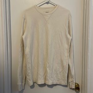 Sonoma size L 100% cotton beige long sleeve shirt. Excellent condition.